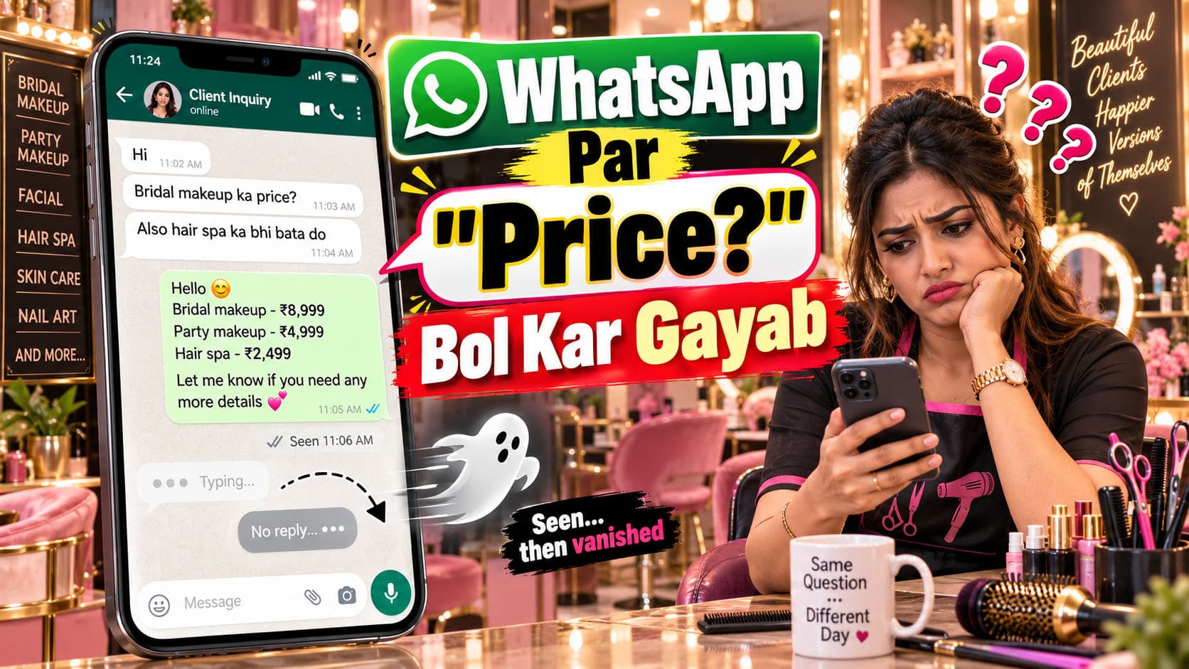 WhatsApp Price conversation ghosting